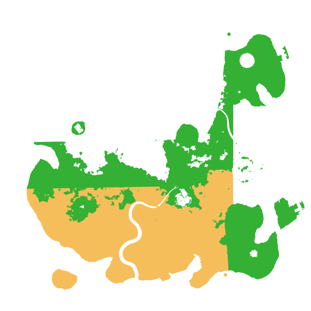 Biome Rust Map: Procedural Map, Size: 3700, Seed: 2135933183