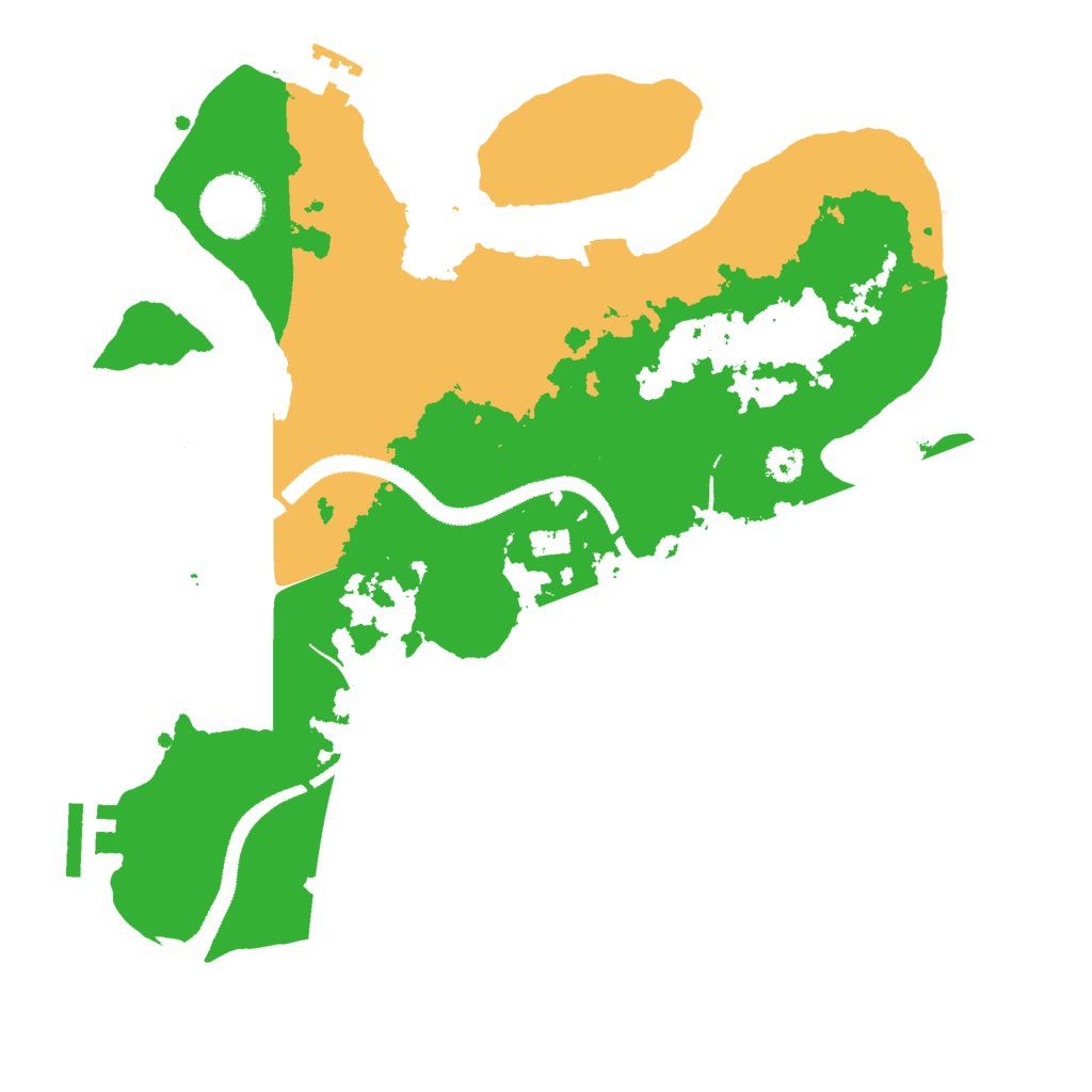 Biome Rust Map: Procedural Map, Size: 3000, Seed: 9743156