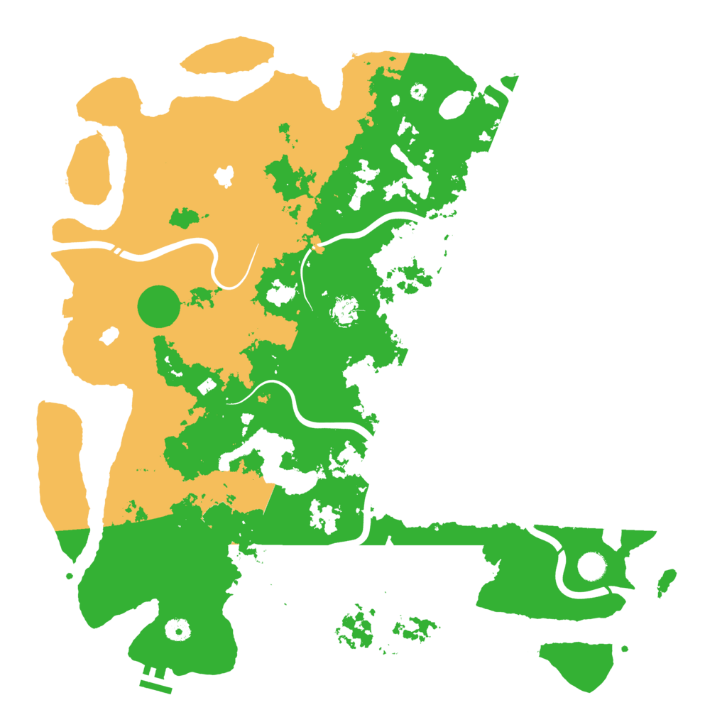 Biome Rust Map: Procedural Map, Size: 4500, Seed: 178851430