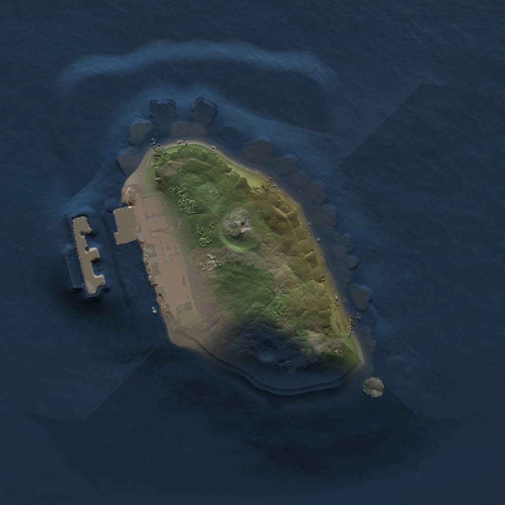Rust Map: Procedural Map, Size: 1000, Seed: 685799897, 2 Monuments