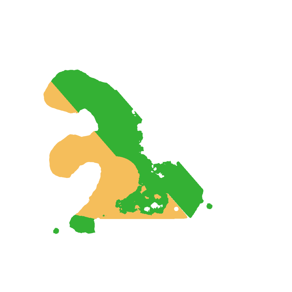 Biome Rust Map: Procedural Map, Size: 2000, Seed: 51289