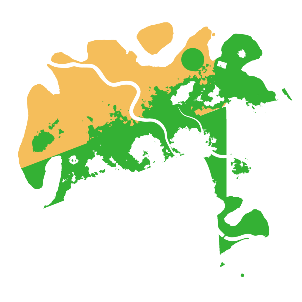 Biome Rust Map: Procedural Map, Size: 3500, Seed: 893825