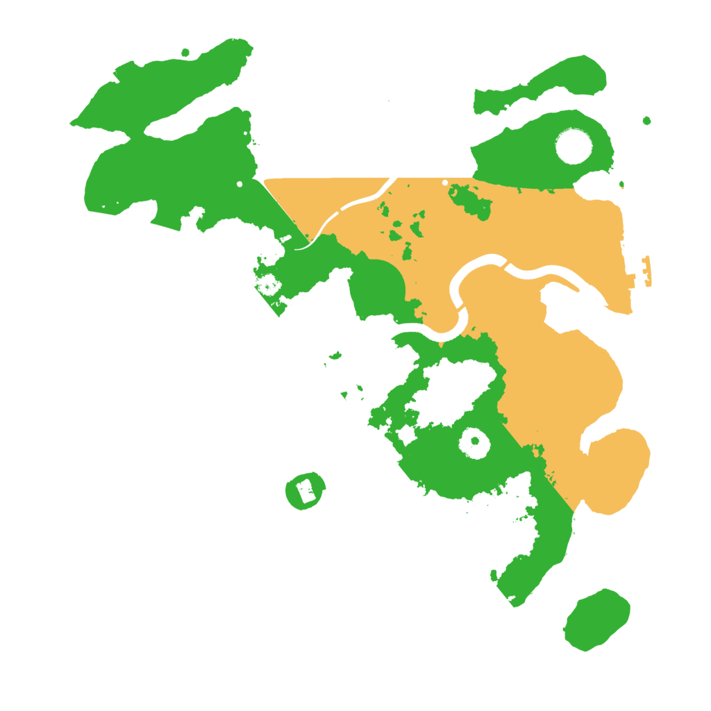 Biome Rust Map: Procedural Map, Size: 3500, Seed: 412956