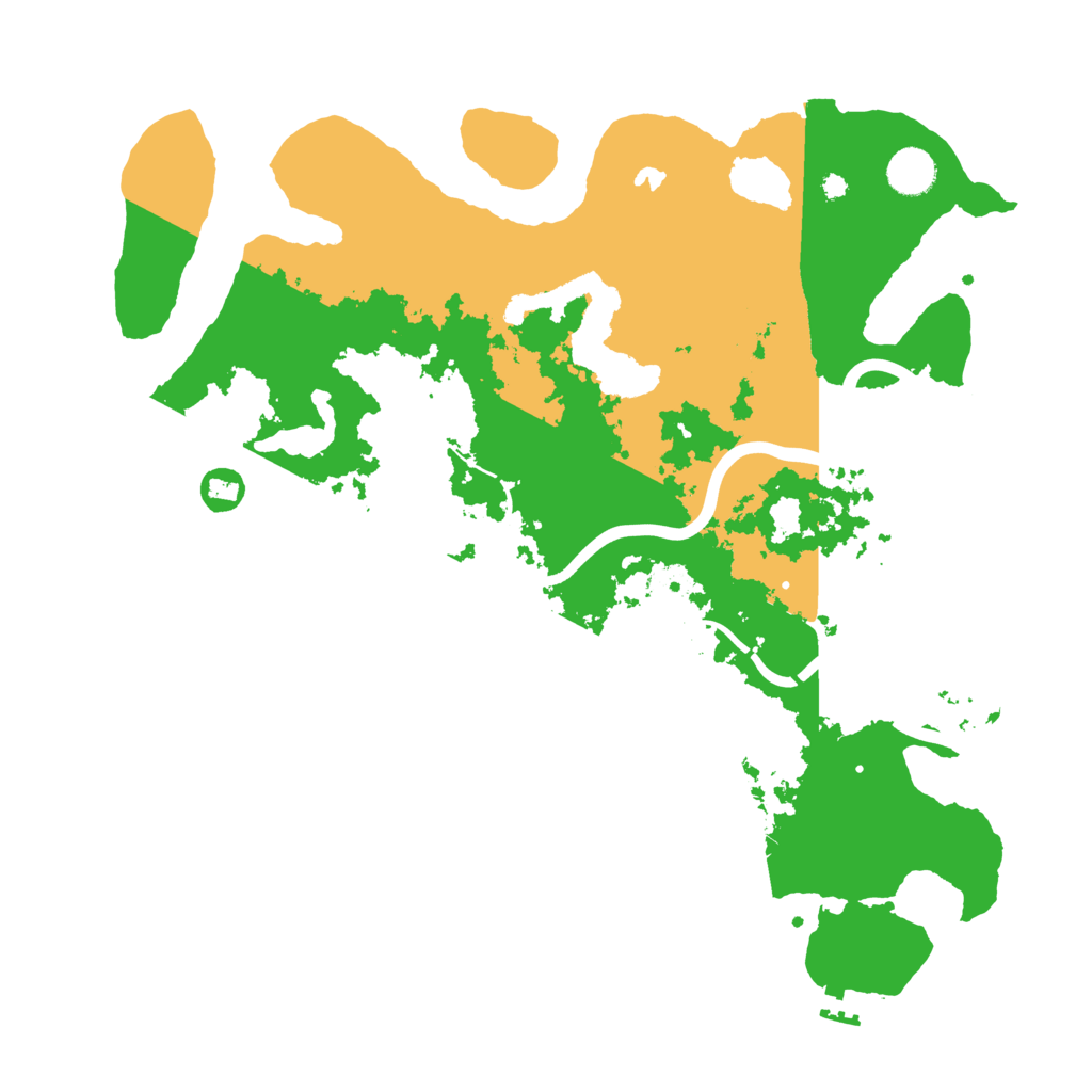 Biome Rust Map: Procedural Map, Size: 4000, Seed: 249674