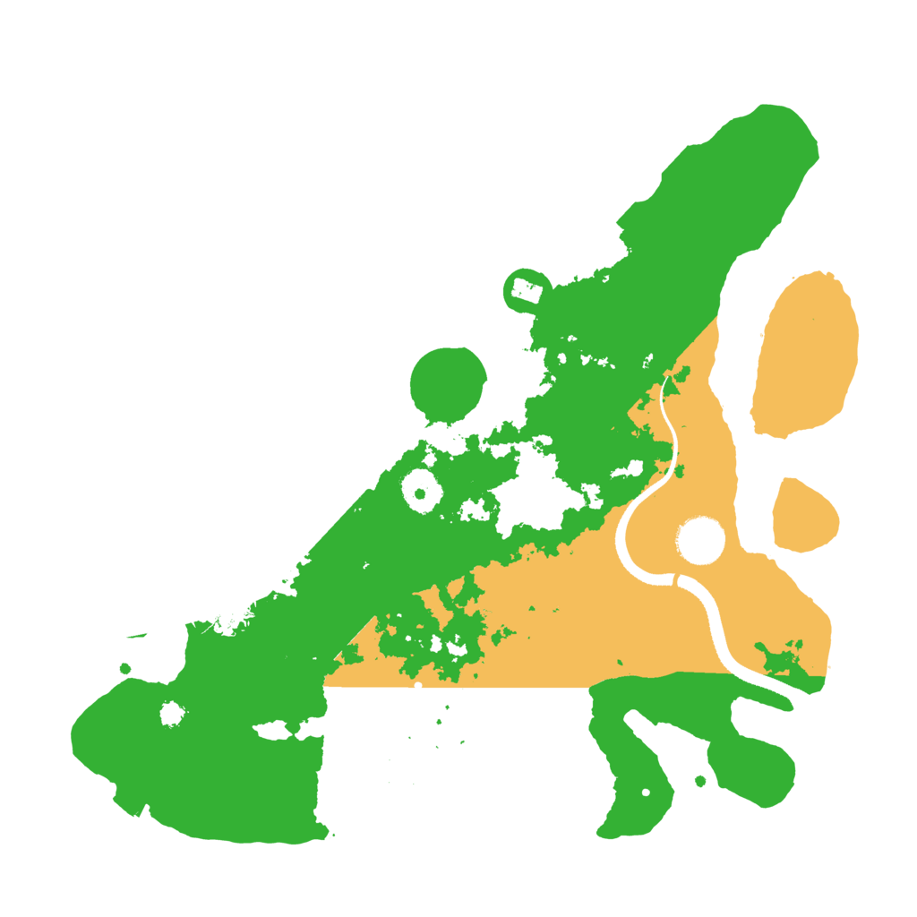 Biome Rust Map: Procedural Map, Size: 3350, Seed: 731060865