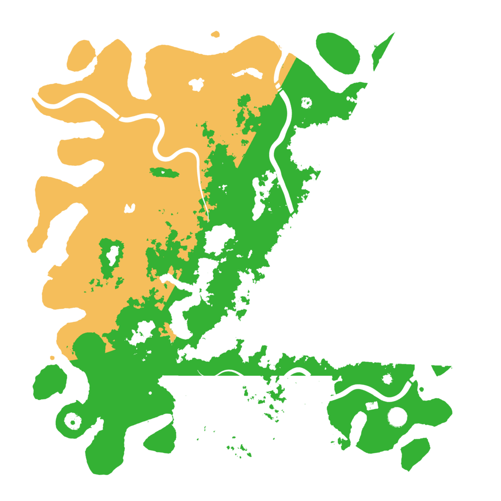 Biome Rust Map: Procedural Map, Size: 4500, Seed: 376390