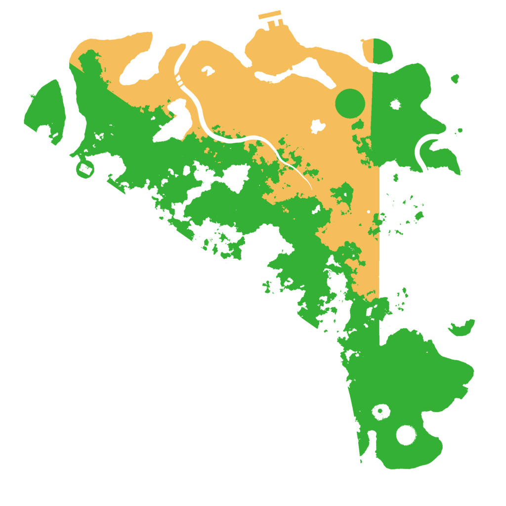 Biome Rust Map: Procedural Map, Size: 4500, Seed: 699688