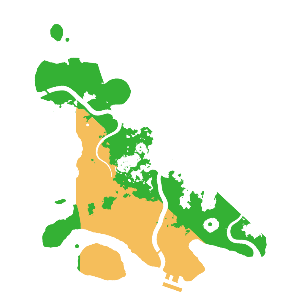 Biome Rust Map: Procedural Map, Size: 3101, Seed: 456954800