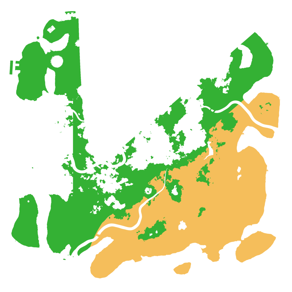 Biome Rust Map: Procedural Map, Size: 4250, Seed: 732121