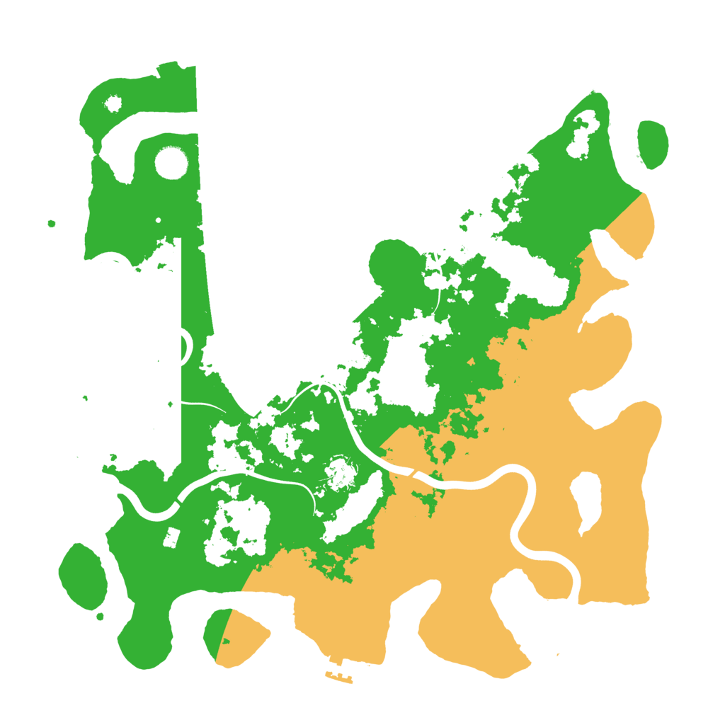 Biome Rust Map: Procedural Map, Size: 3900, Seed: 123456789