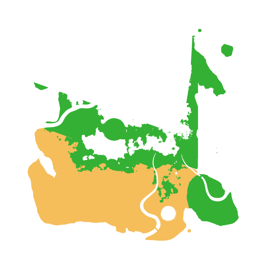 Biome Rust Map: Procedural Map, Size: 3117, Seed: 396243912