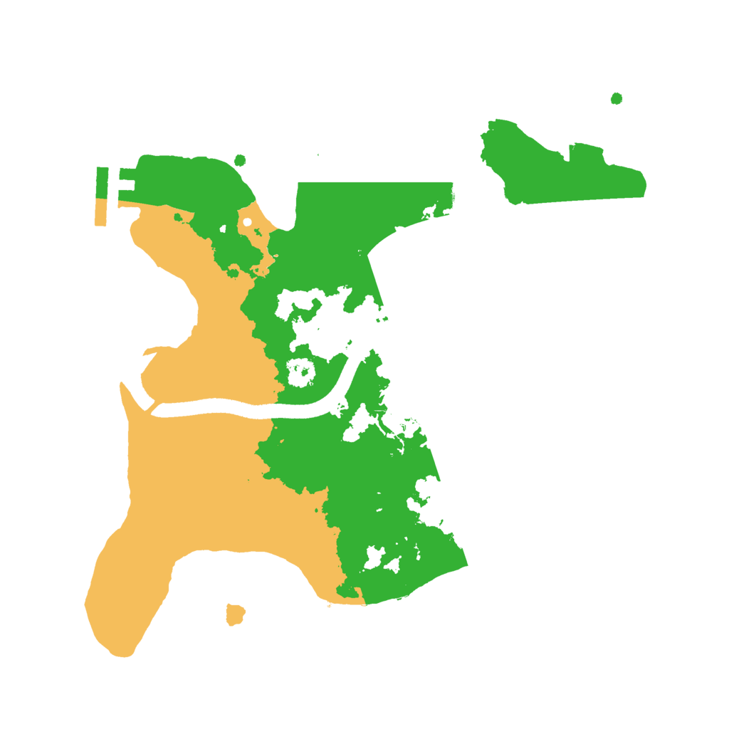 Biome Rust Map: Procedural Map, Size: 2500, Seed: 78392814
