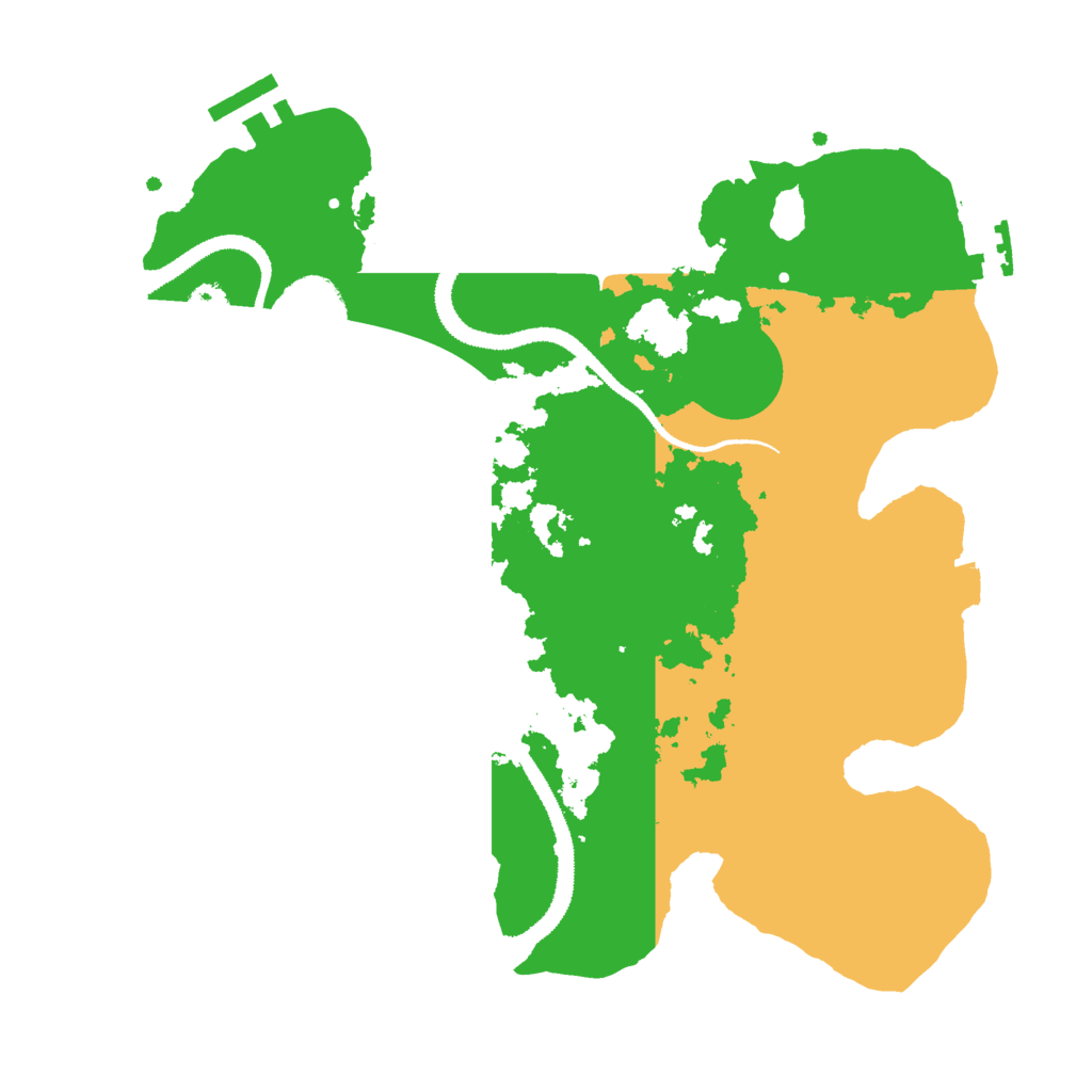 Biome Rust Map: Procedural Map, Size: 3000, Seed: 1339746906