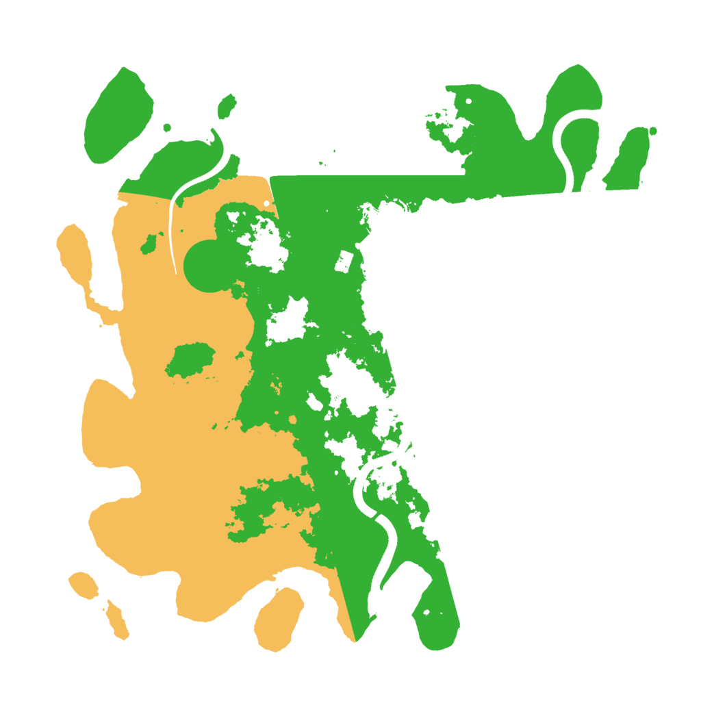 Biome Rust Map: Procedural Map, Size: 3500, Seed: 171006530
