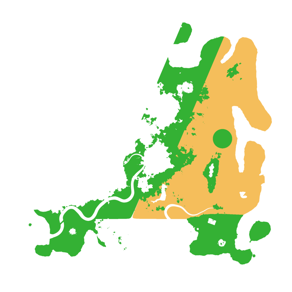 Biome Rust Map: Procedural Map, Size: 4000, Seed: 23245566
