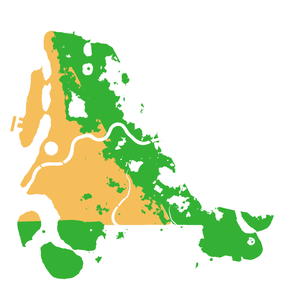 Biome Rust Map: Procedural Map, Size: 3900, Seed: 812993559