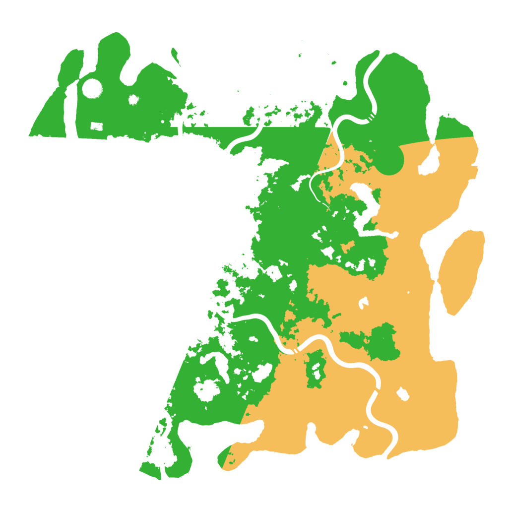Biome Rust Map: Procedural Map, Size: 4500, Seed: 201740828