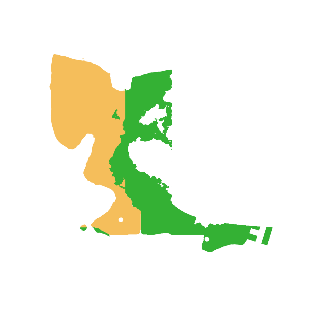 Biome Rust Map: Procedural Map, Size: 2000, Seed: 69696