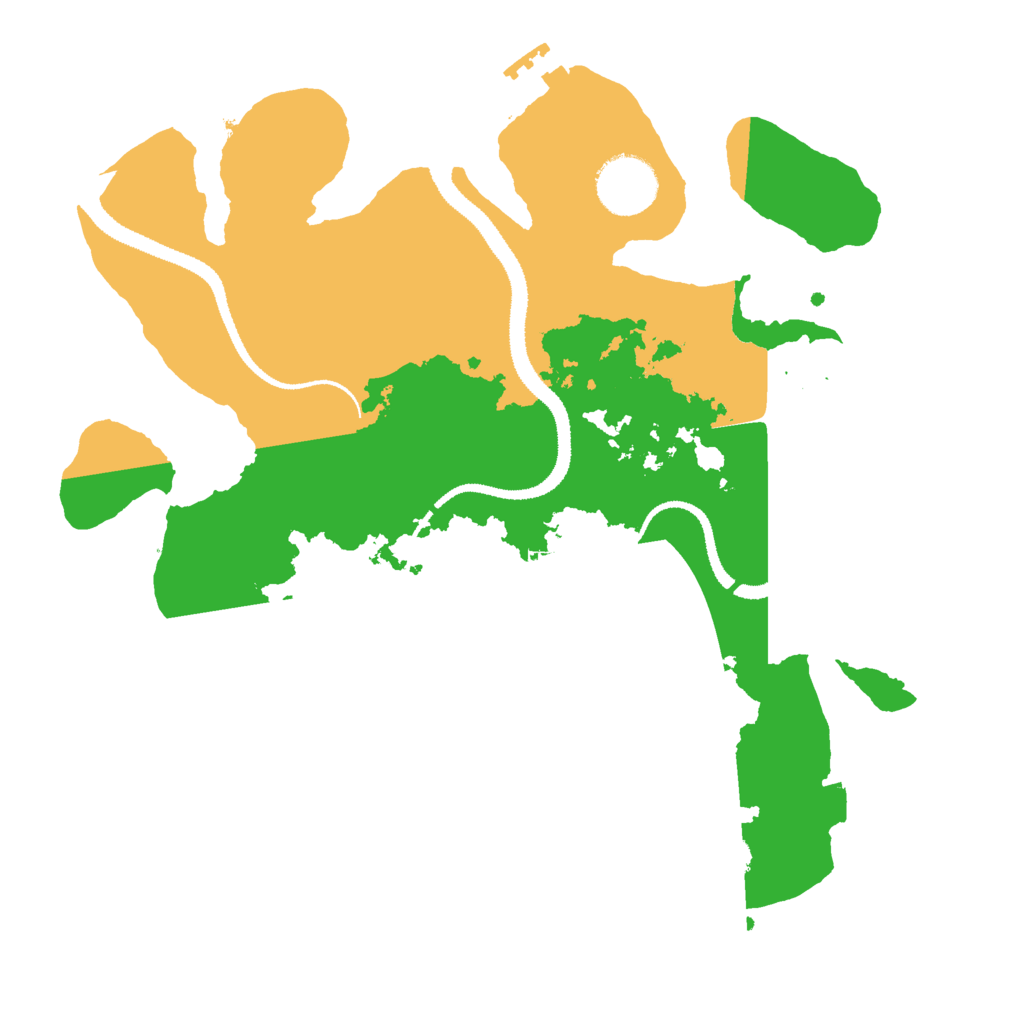 Biome Rust Map: Procedural Map, Size: 3000, Seed: 1449550054