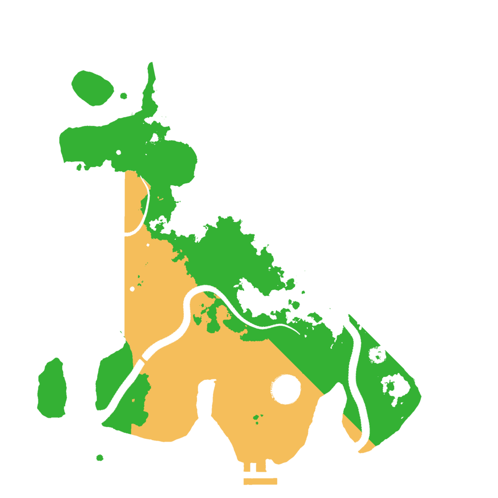 Biome Rust Map: Procedural Map, Size: 3000, Seed: 377050317