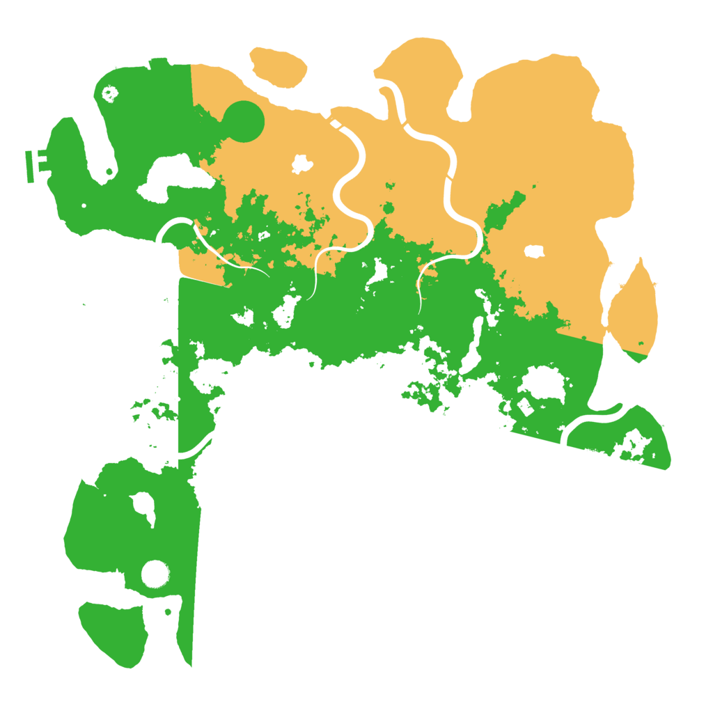 Biome Rust Map: Procedural Map, Size: 4500, Seed: 1902793817
