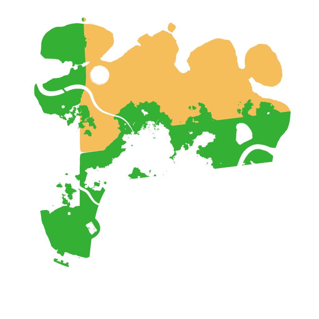 Biome Rust Map: Procedural Map, Size: 3000, Seed: 271199863
