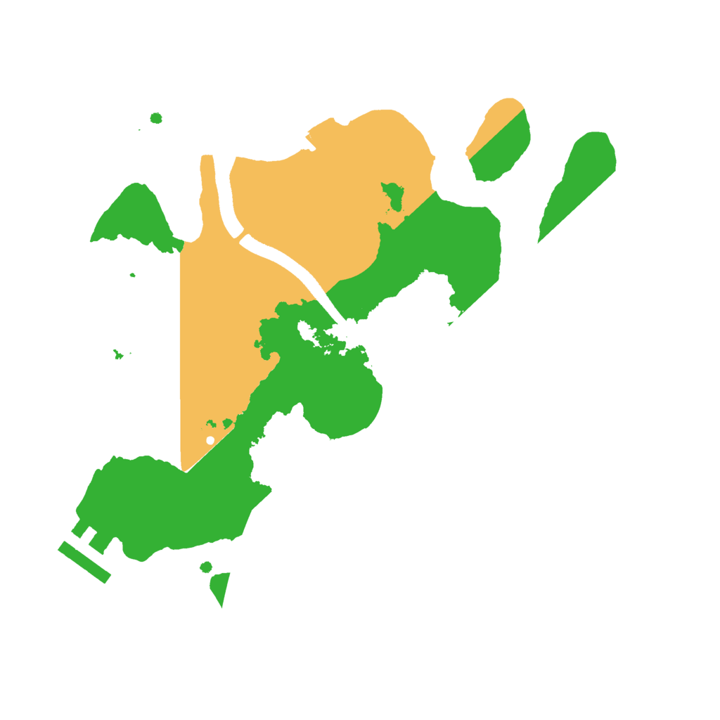 Biome Rust Map: Procedural Map, Size: 2500, Seed: 814785808