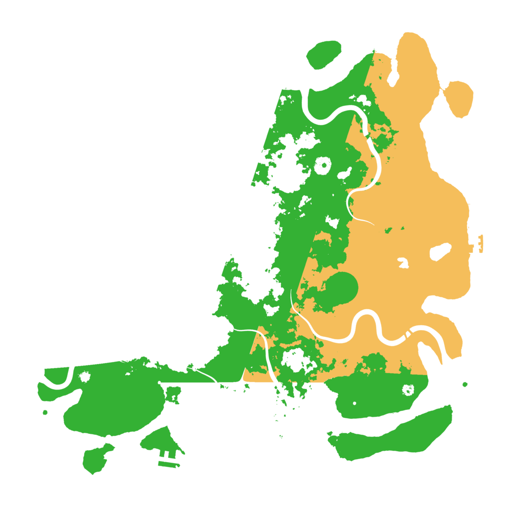 Biome Rust Map: Procedural Map, Size: 4300, Seed: 1476910113