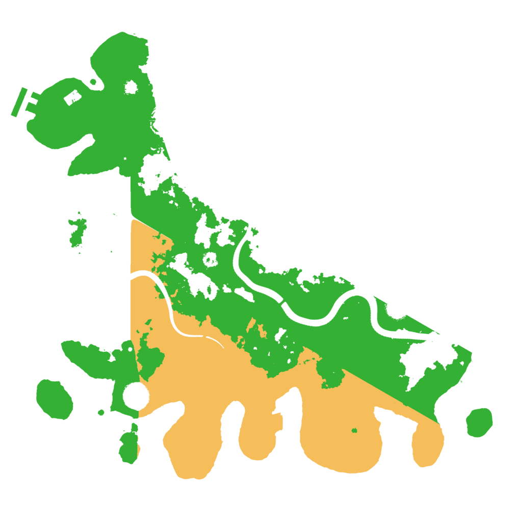 Biome Rust Map: Procedural Map, Size: 3500, Seed: 98712