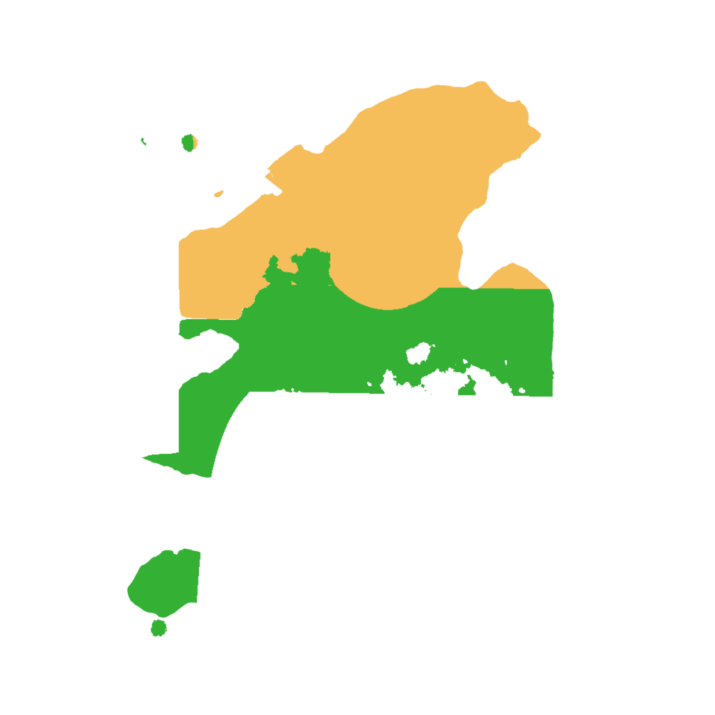 Biome Rust Map: Procedural Map, Size: 1750, Seed: 3570