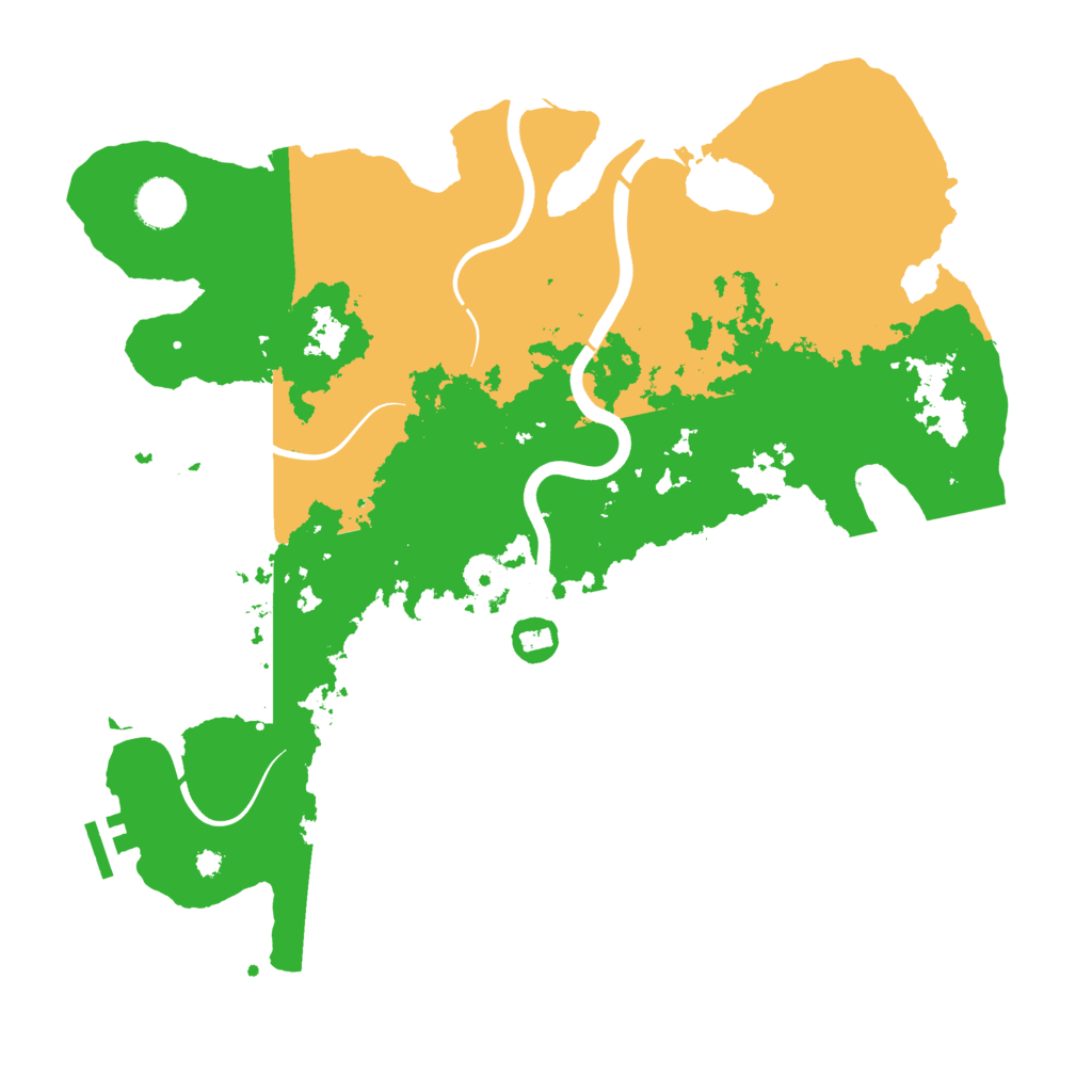 Biome Rust Map: Procedural Map, Size: 3800, Seed: 108922