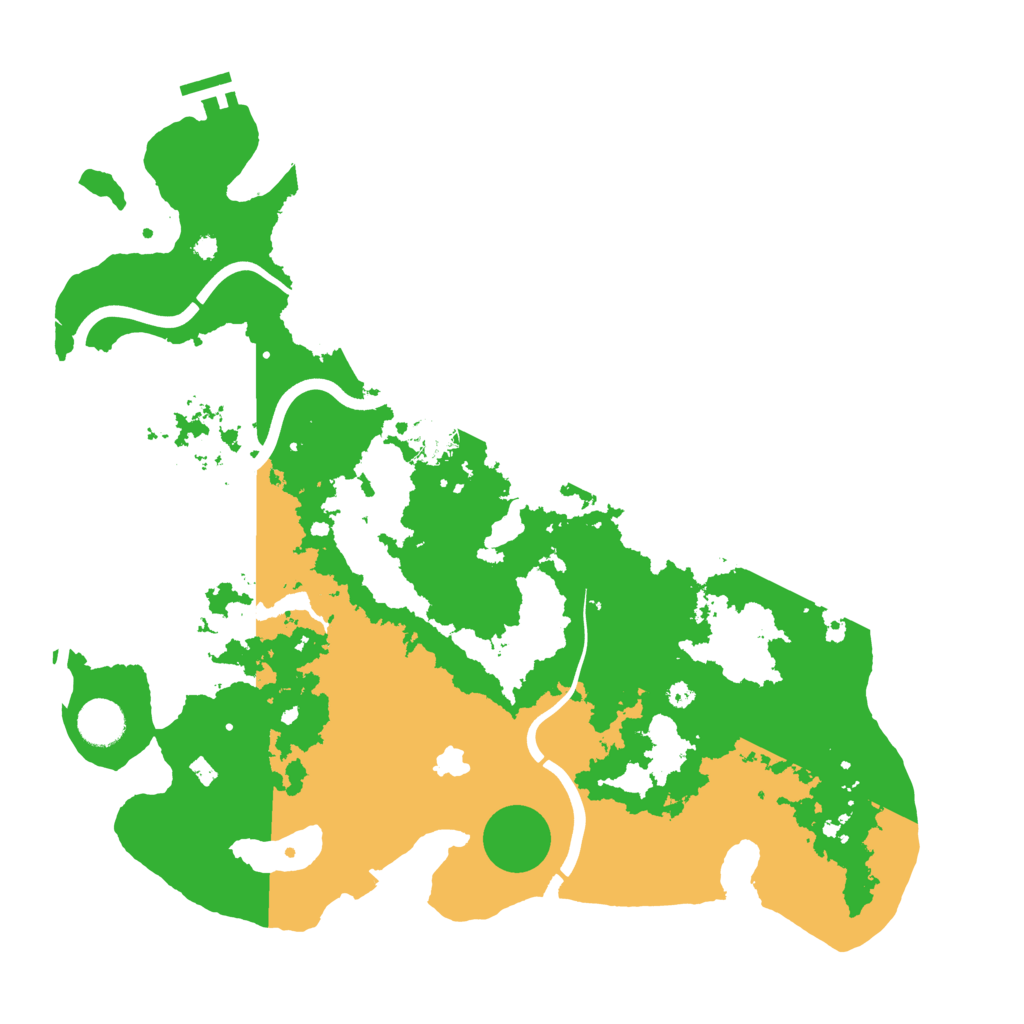 Biome Rust Map: Procedural Map, Size: 4000, Seed: 760712