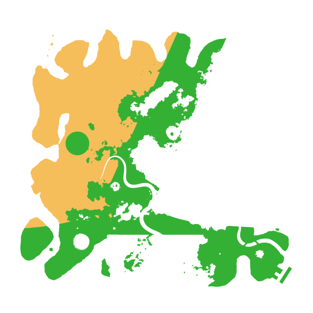 Biome Rust Map: Procedural Map, Size: 3500, Seed: 47004430