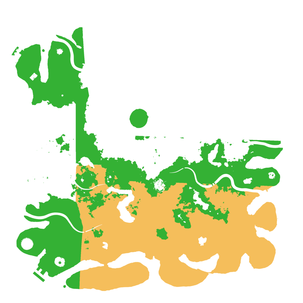 Biome Rust Map: Procedural Map, Size: 4500, Seed: 934048