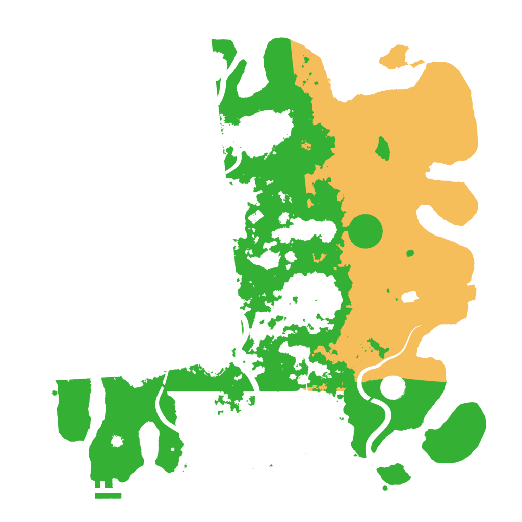 Biome Rust Map: Procedural Map, Size: 4000, Seed: 832309