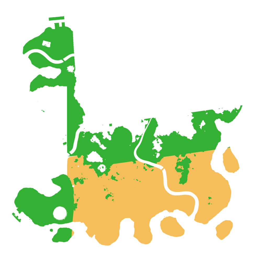 Biome Rust Map: Procedural Map, Size: 3500, Seed: 1248262794
