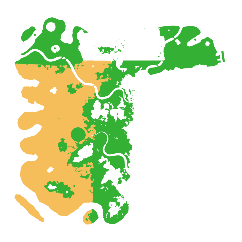 Biome Rust Map: Procedural Map, Size: 4500, Seed: 476911