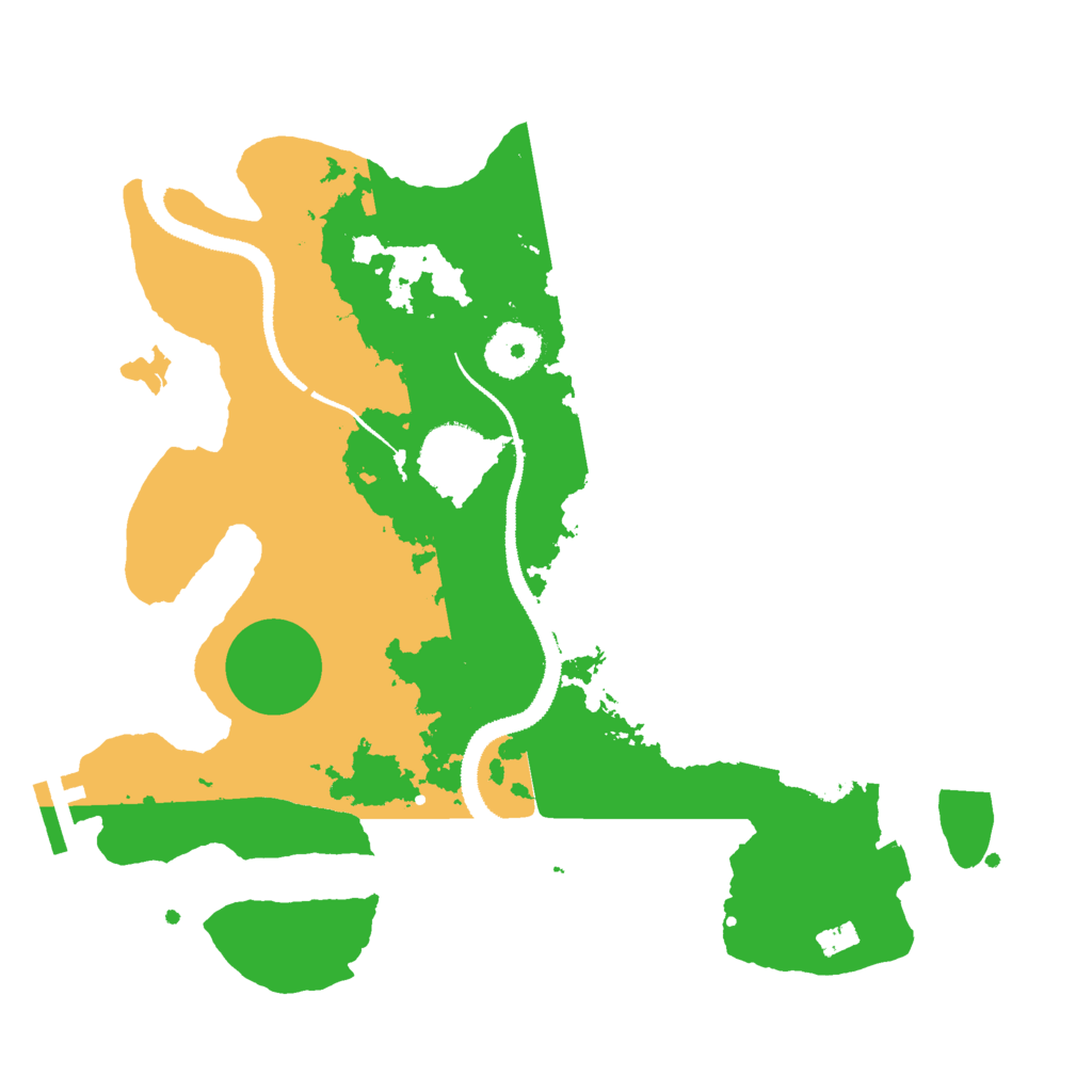 Biome Rust Map: Procedural Map, Size: 3000, Seed: 1333833894