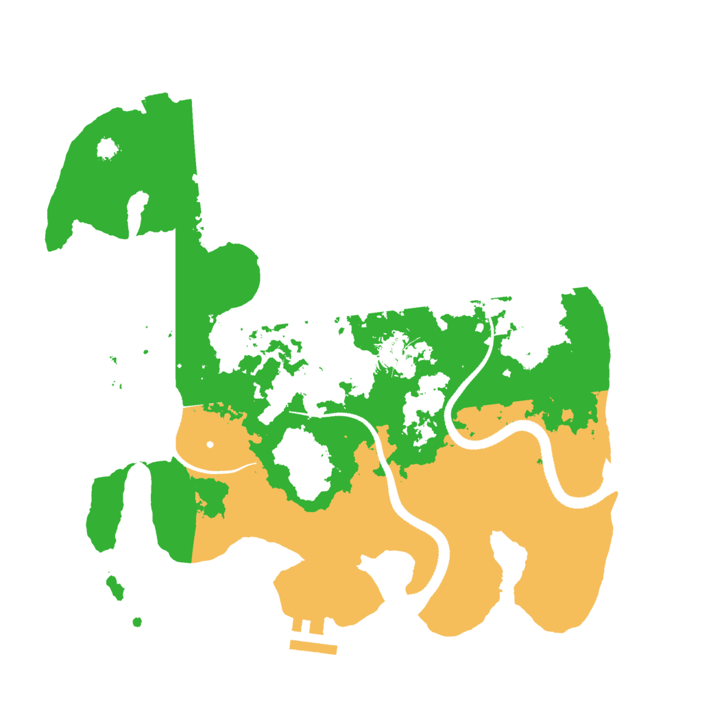 Biome Rust Map: Procedural Map, Size: 3000, Seed: 338686291