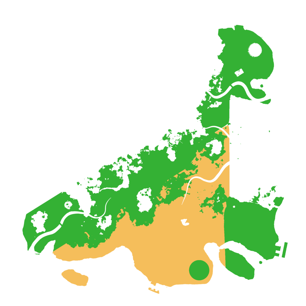 Biome Rust Map: Procedural Map, Size: 4000, Seed: 106364