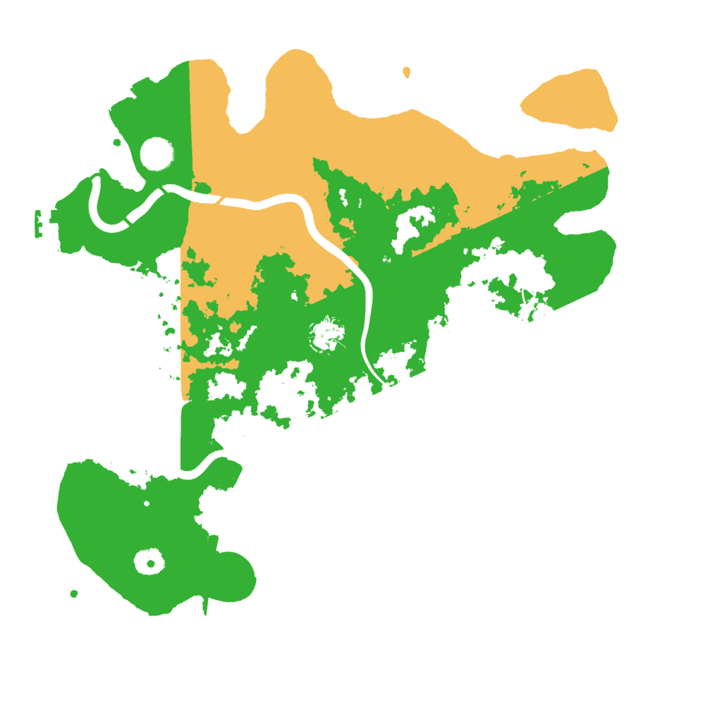 Biome Rust Map: Procedural Map, Size: 3800, Seed: 1992044