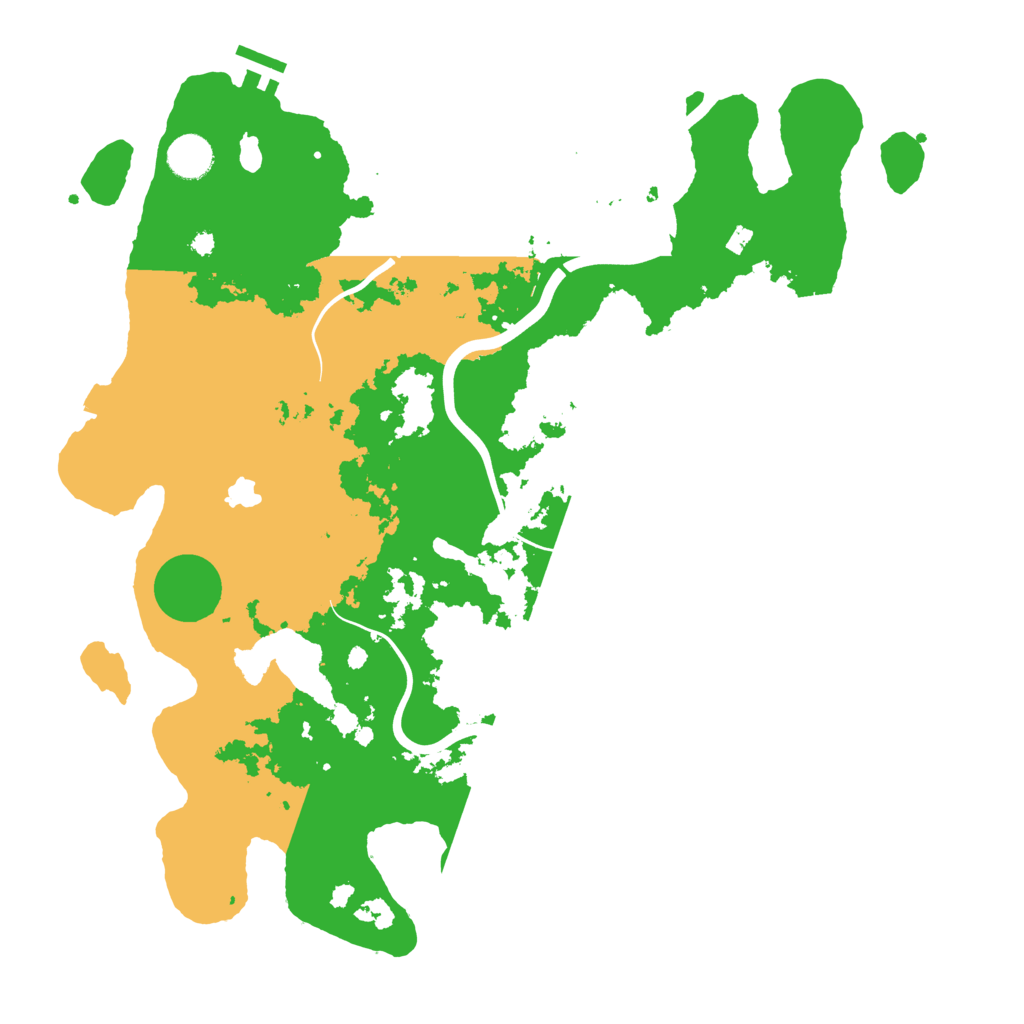Biome Rust Map: Procedural Map, Size: 4000, Seed: 6786