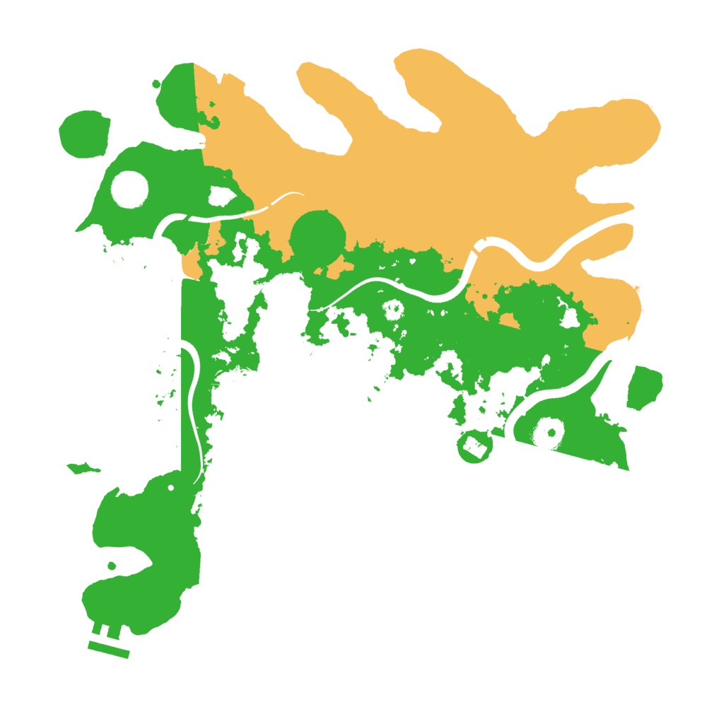 Biome Rust Map: Procedural Map, Size: 3500, Seed: 1739534060