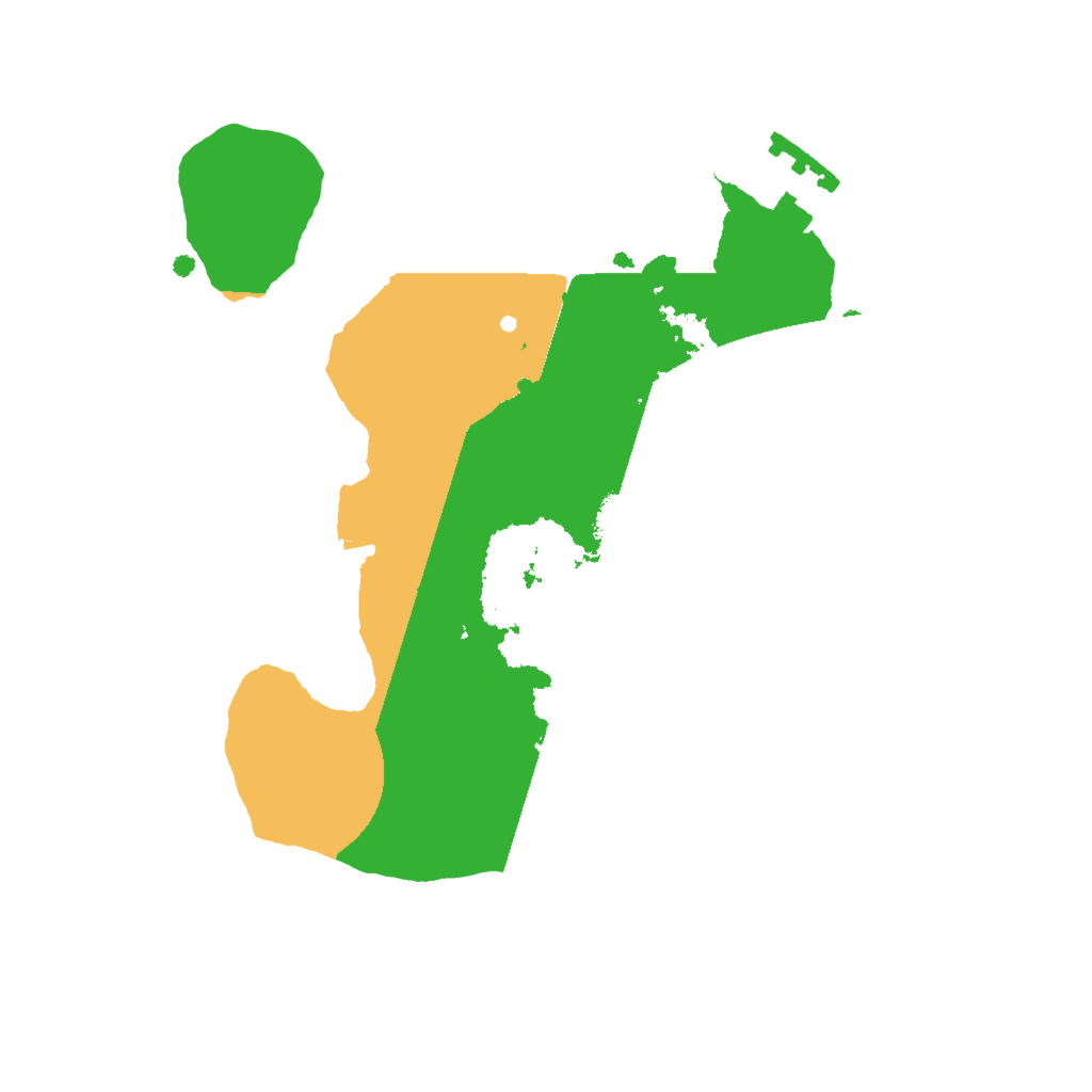 Biome Rust Map: Procedural Map, Size: 2000, Seed: 1337420