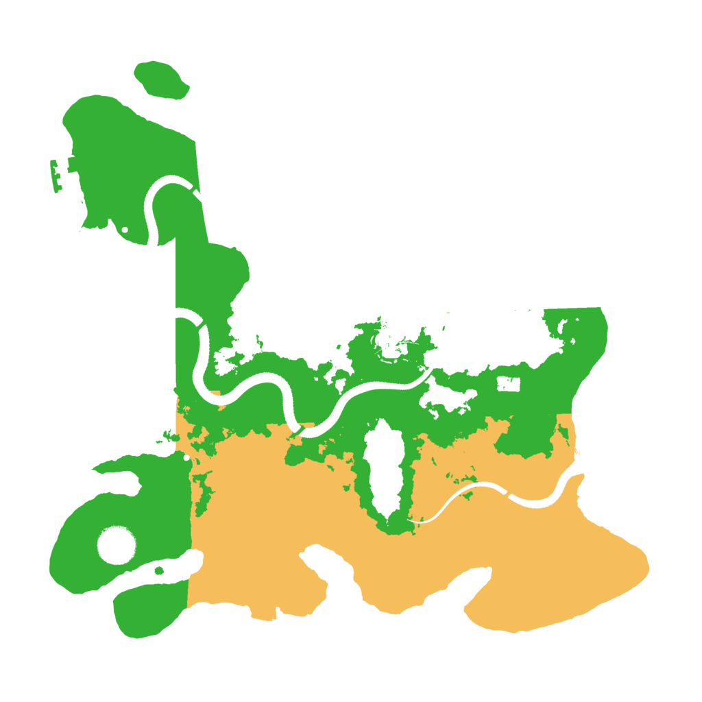 Biome Rust Map: Procedural Map, Size: 3250, Seed: 2128916
