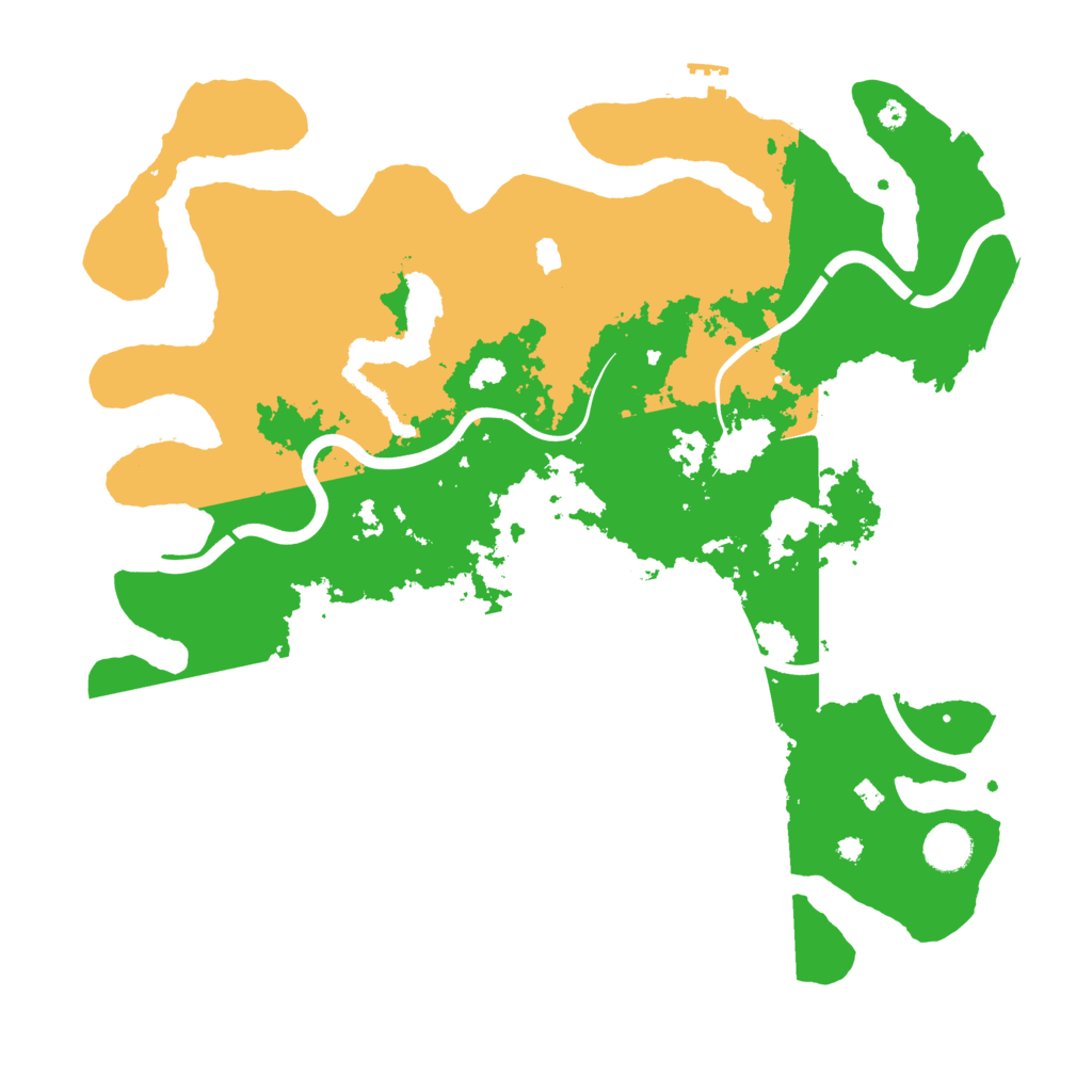 Biome Rust Map: Procedural Map, Size: 4000, Seed: 309842082