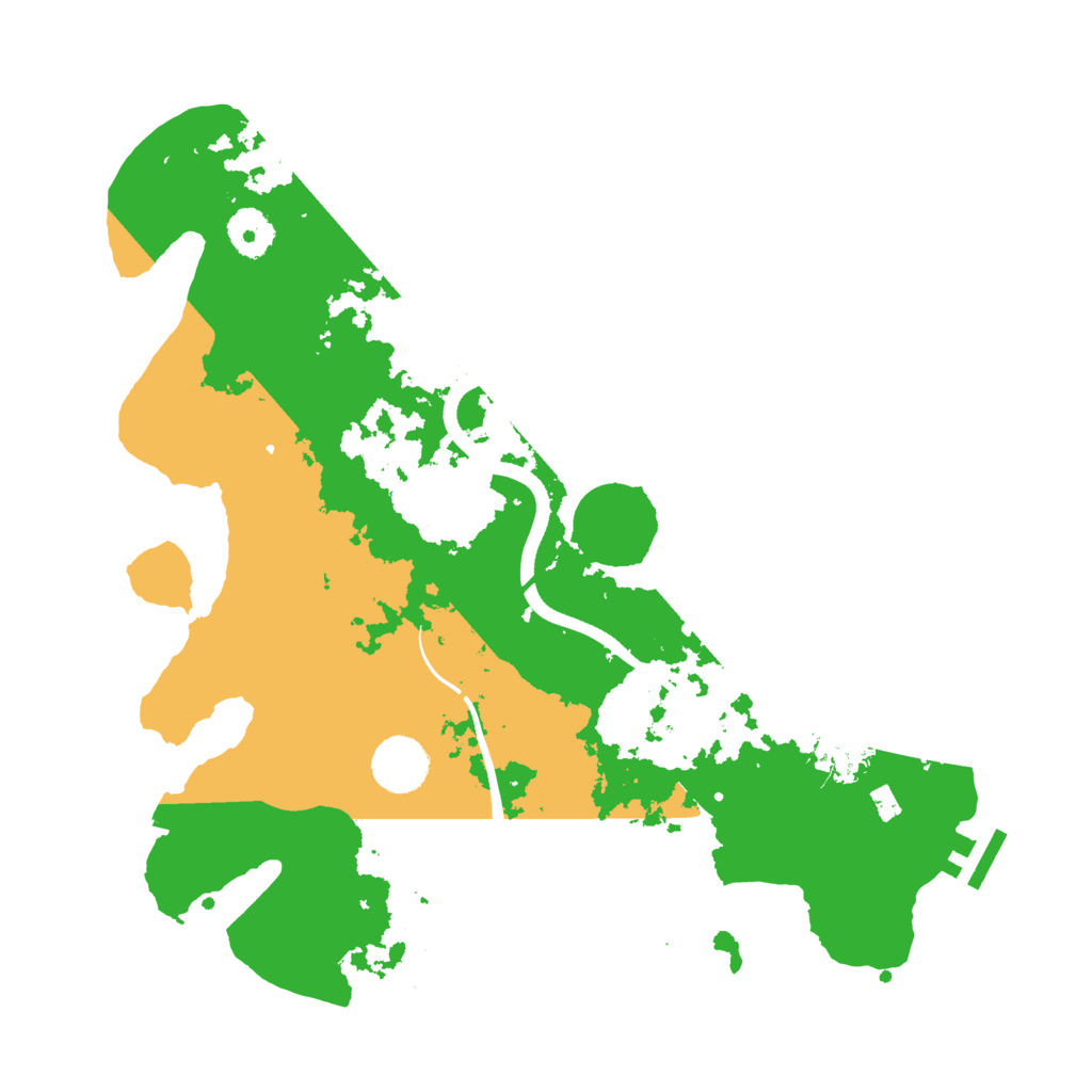 Biome Rust Map: Procedural Map, Size: 3500, Seed: 21002001