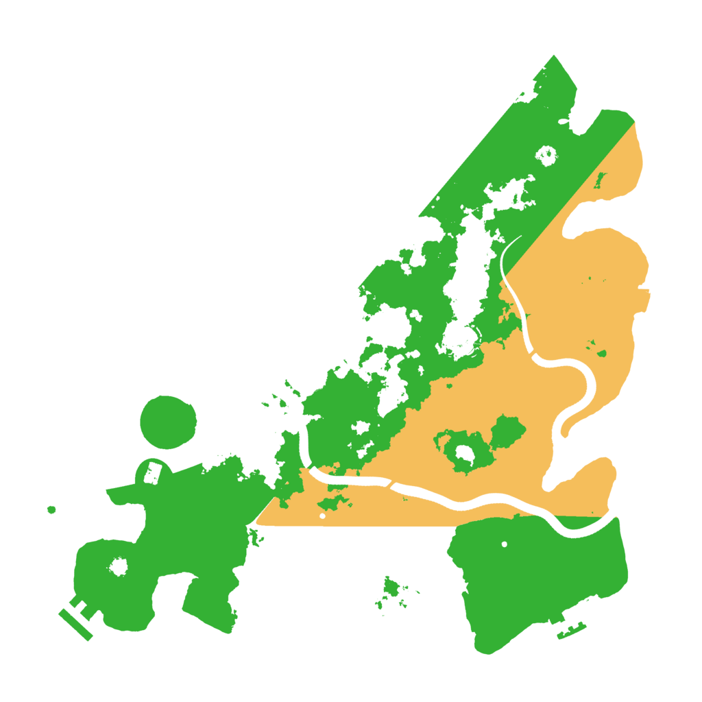 Biome Rust Map: Procedural Map, Size: 3500, Seed: 744729654