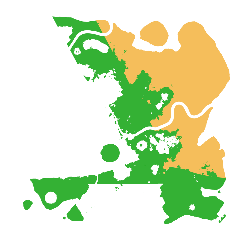 Biome Rust Map: Procedural Map, Size: 3600, Seed: 1575400146