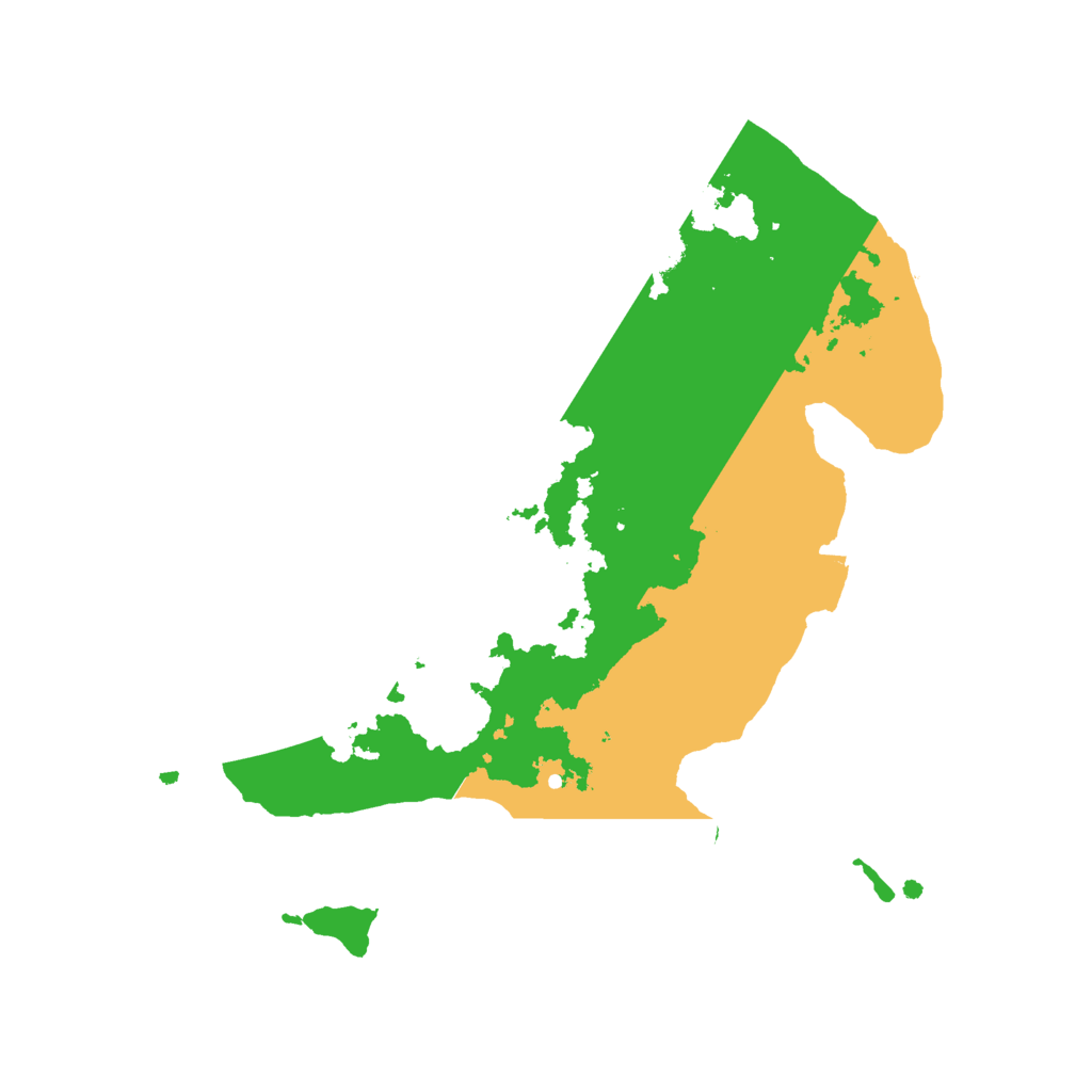 Biome Rust Map: Procedural Map, Size: 2250, Seed: 21